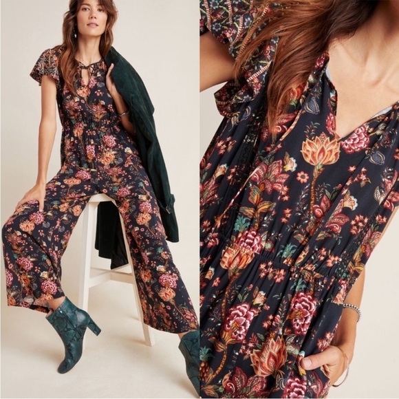 Farm Rio Lillian Wide-Leg Jumpsuit New with Tags! - Picture 1 of 9